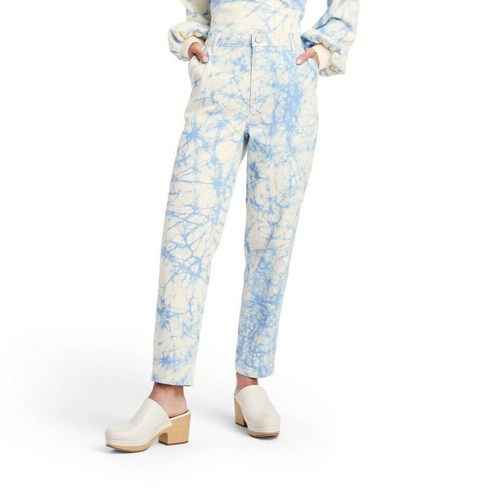 Rachel Comey x Target Women's Marble Print High-Rise Tapered Jeans NWT